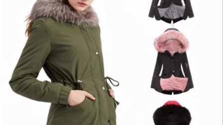 Женские теплые зимние пальто с капюшоном и верхней одеждой на подкладке из искусственного меха. Теплая женская куртка. Модная оптовая продажа куртки. Длинные пуховики. Парковое пальто.