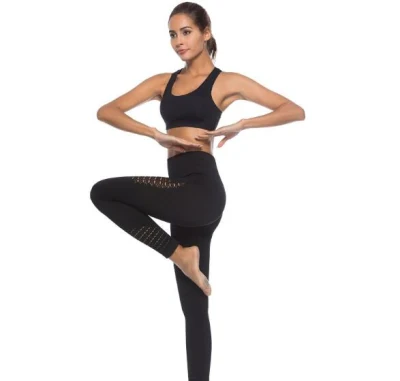 Бесшовные леггинсы с высокой талией, женские бесшовные спортивные штаны для йоги