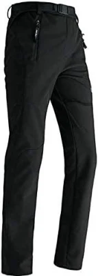 Походные брюки, мужские зимние брюки на флисовой подкладке, софтшелл, уличная термозащитная рабочая одежда, водонепроницаемые брюки для прогулок, катания на лыжах и гольфе